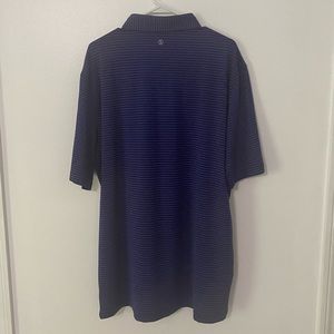 XL Stitch Golf Navy and White  Polo